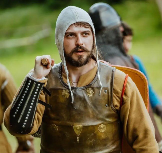 Bohdan Ostroushenko of Atira Ruthenia at the Kernavė festival, Lithuania